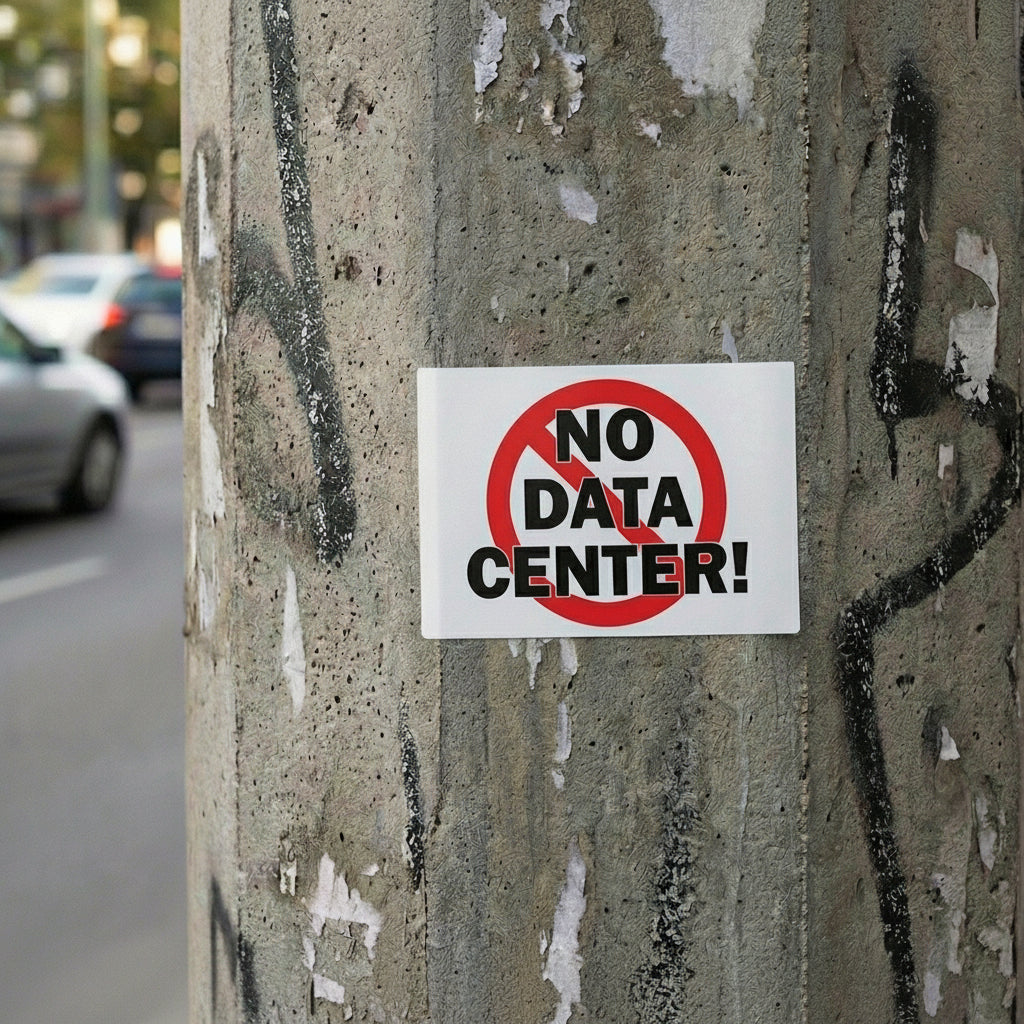 "No Data Center" Stickers