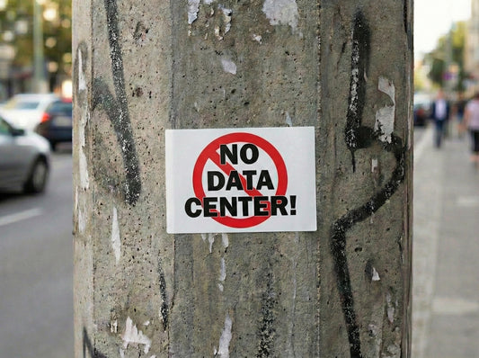 "No Data Center" Stickers