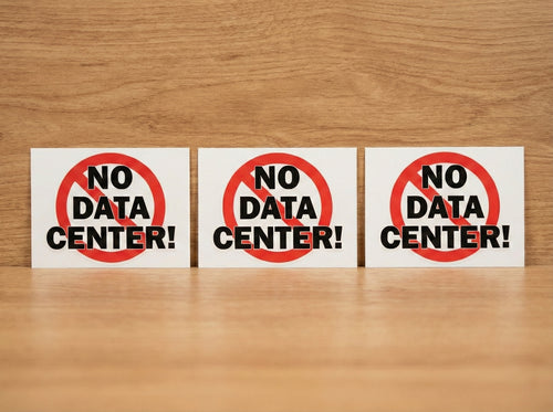 "No Data Center" Stickers
