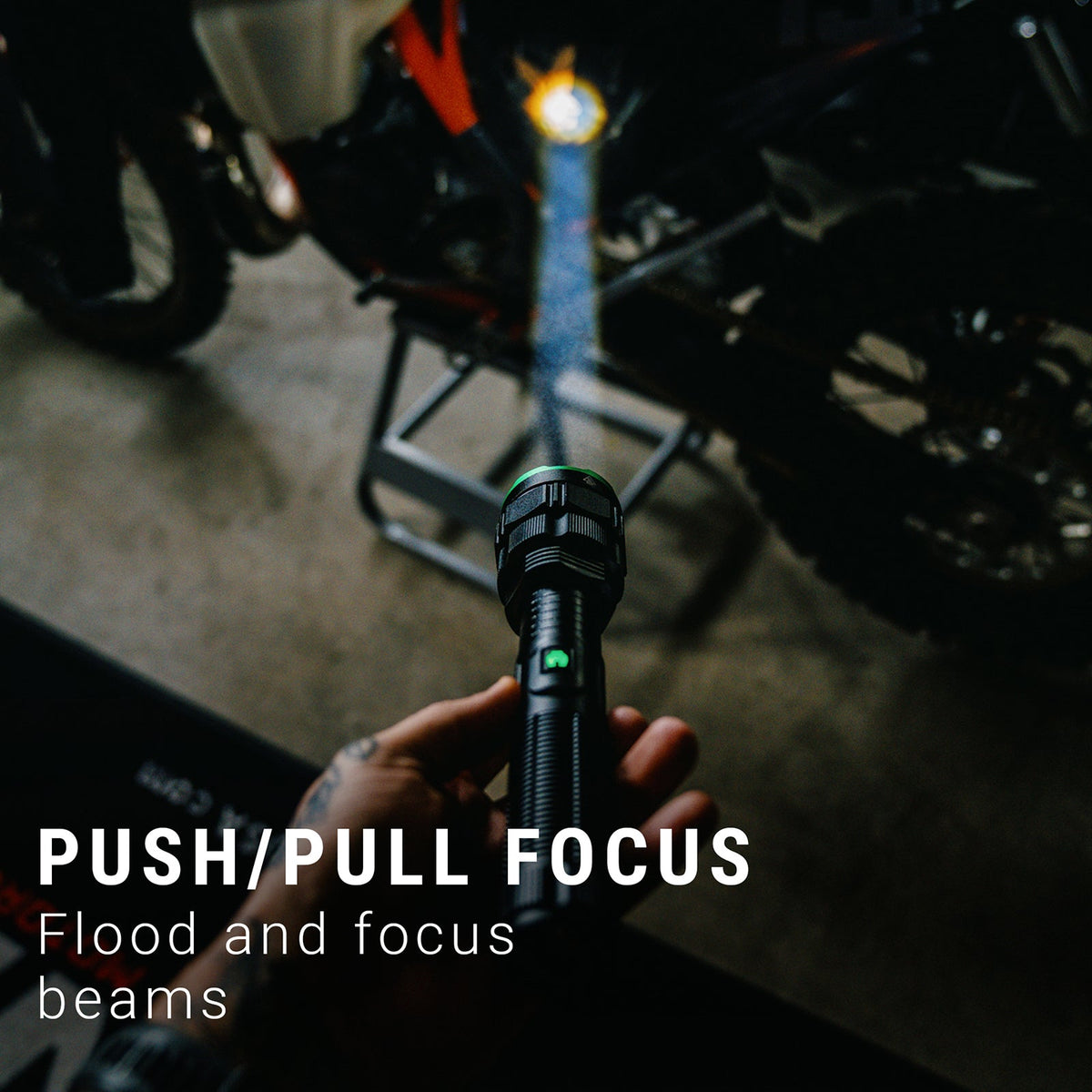 Kodiak® Nearly 1 Mile Beam Tactical Flashlight