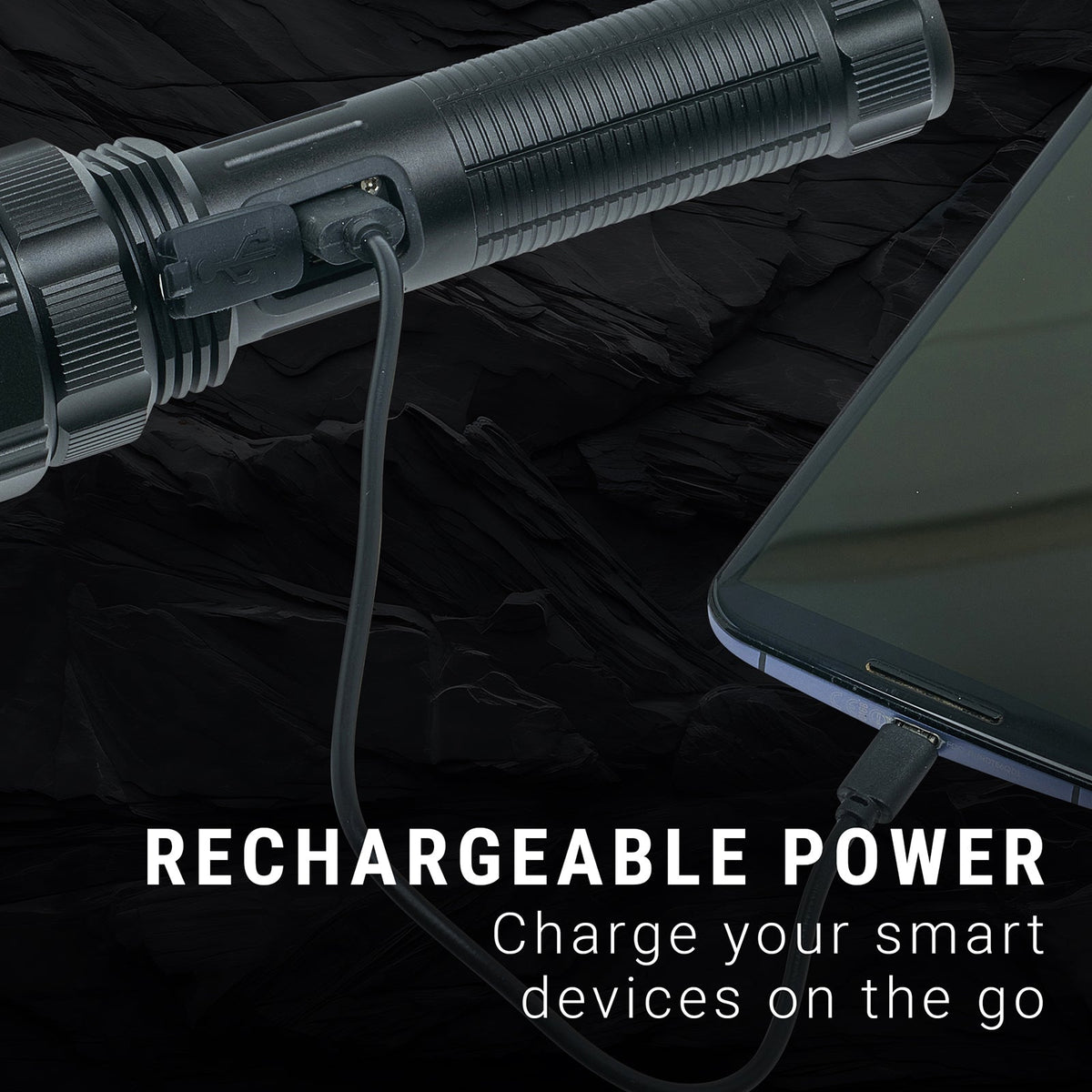 Kodiak® Nearly 1 Mile Beam Tactical Flashlight