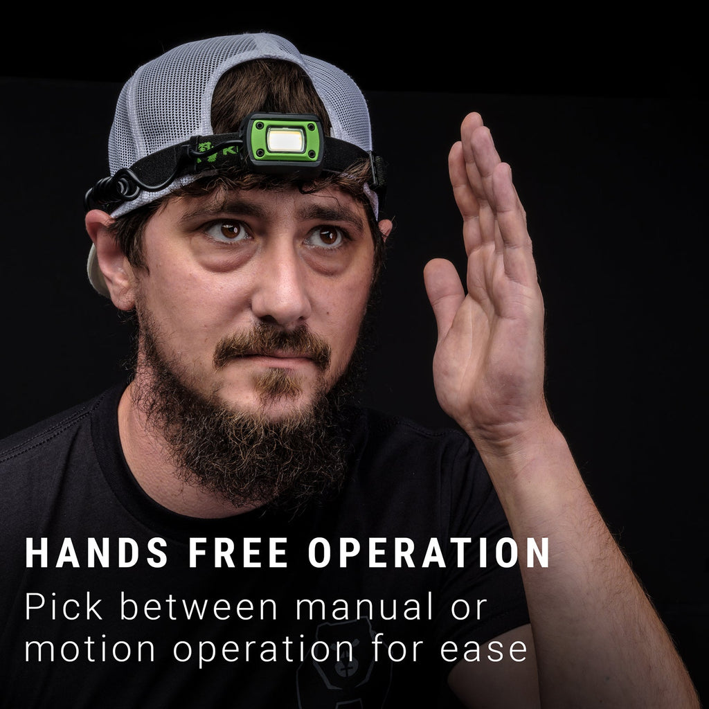 Kodiak® Konvoy® Rechargeable Motion Activated Wide Beam Headlamp