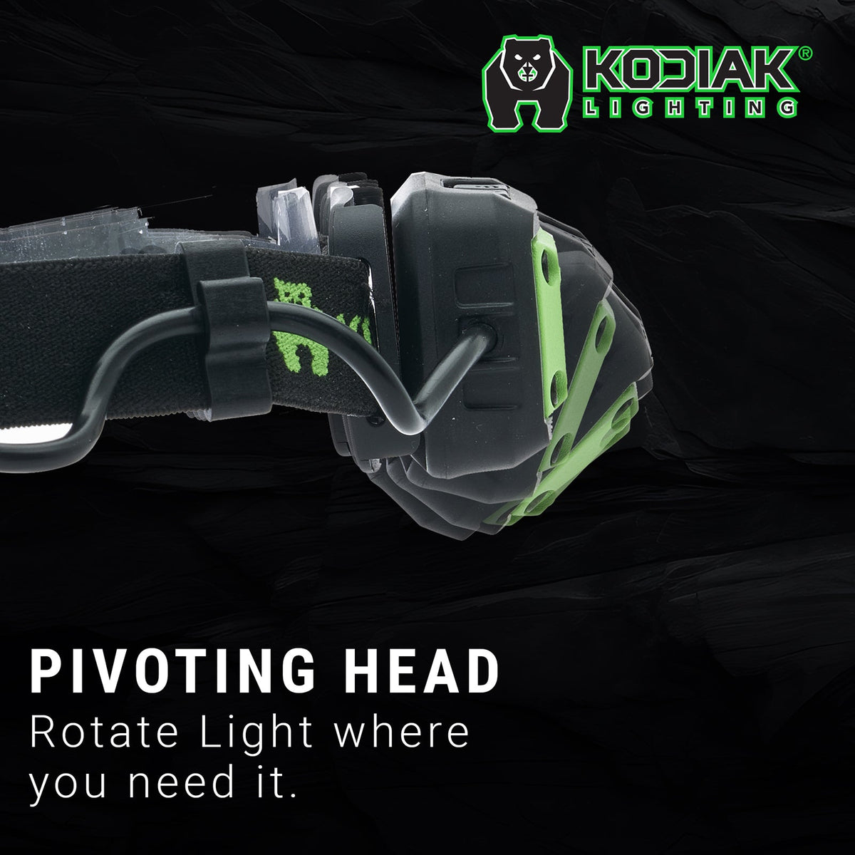 Kodiak® Konvoy® Rechargeable Motion Activated Wide Beam Headlamp