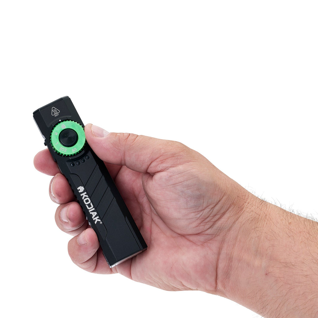 Kodiak® Krux Rechargeable Low Profile Flashlight with UV and Red Laser