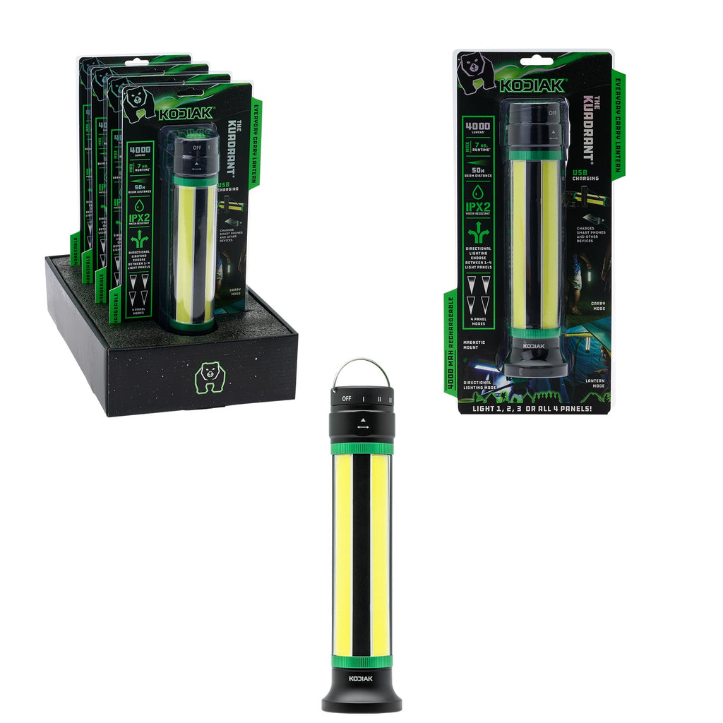 Kodiak® Kuadrant 4-Panel Rechargeable Lantern