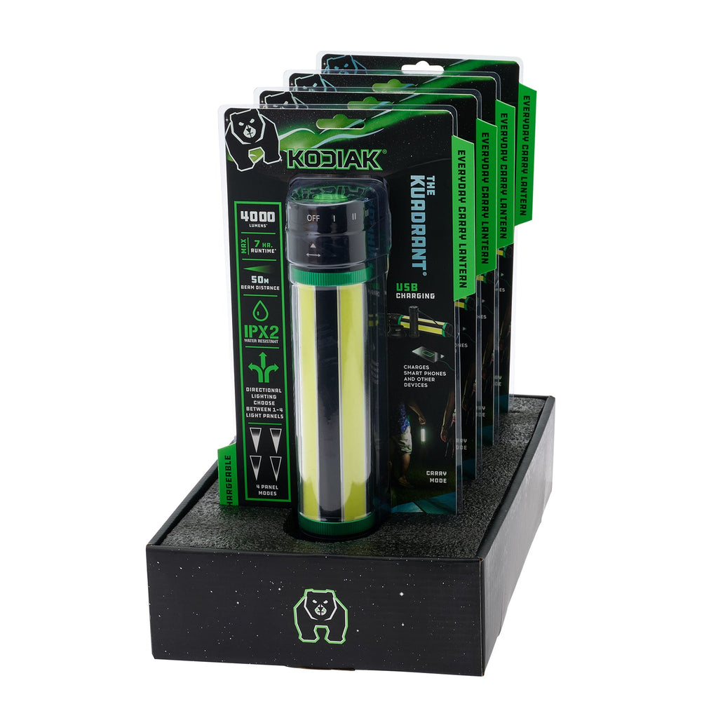 Kodiak® Kuadrant 4-Panel Rechargeable Lantern