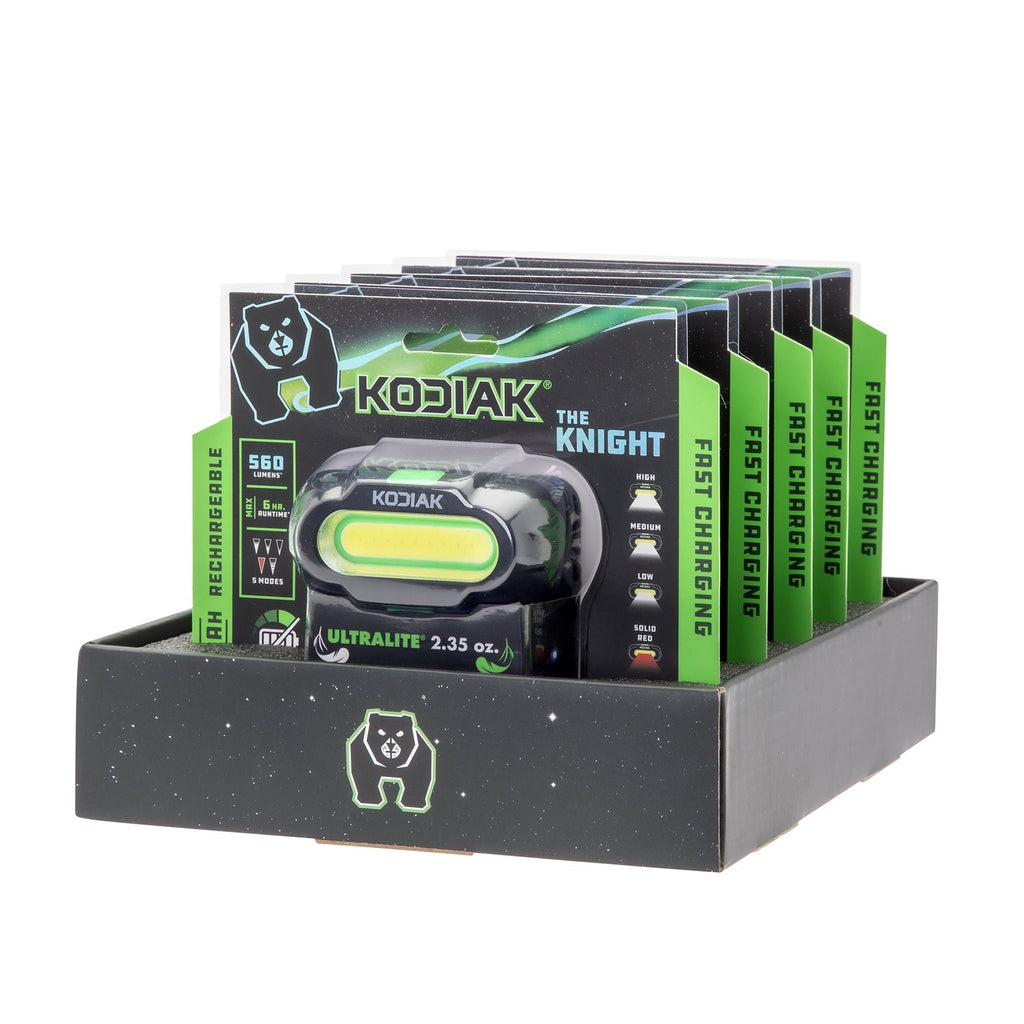 Kodiak® Knight Rechargeable 560 Lumen 5 Mode Headlamp