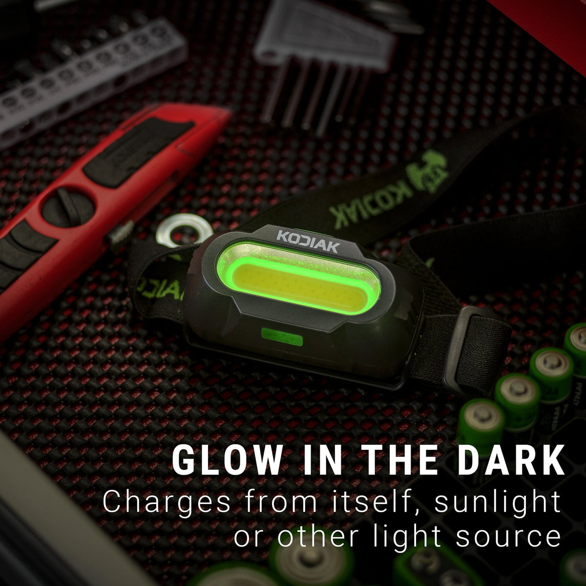 Kodiak® Knight Rechargeable 560 Lumen 5 Mode Headlamp