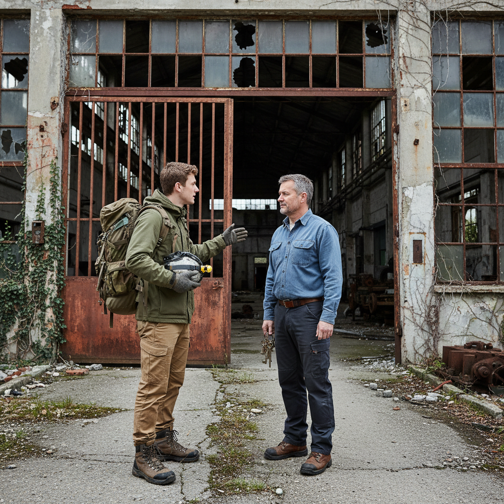 Explorer and Site Manager at Abandoned Facility